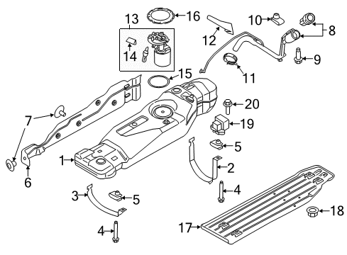 2016 Ford F-150 Fuel Supply Diagram