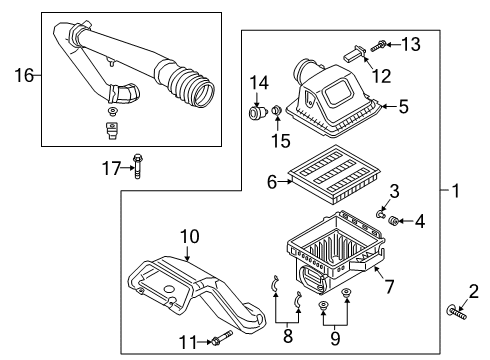 2019 Ford F-150 Air Intake Diagram 2 - Thumbnail