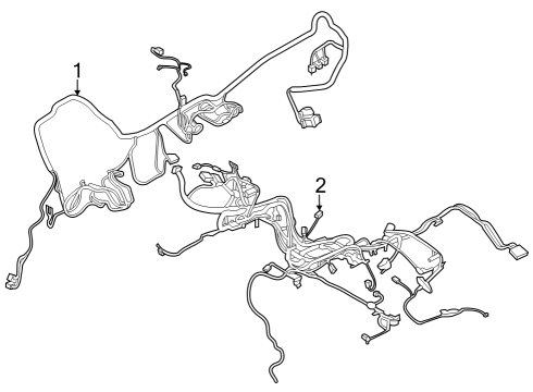 2023 Ford F-350 Super Duty Wiring Harness Diagram