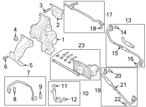 2023 Ford Escape Turbocharger Diagram