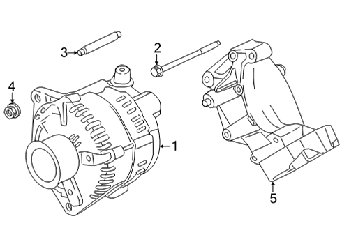 2022 Ford F-250 Super Duty Alternator Diagram