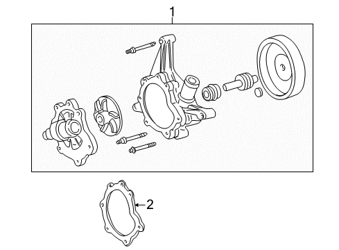 2001 Lincoln LS Water Pump Diagram