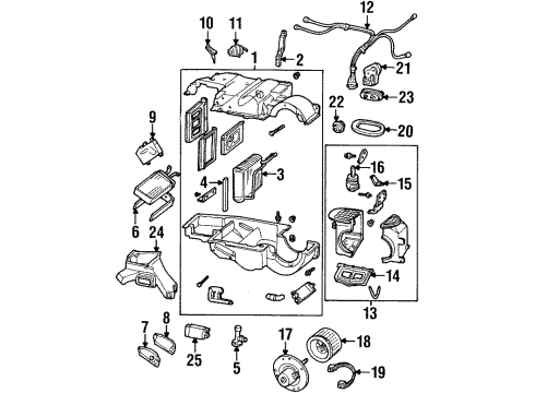 1993 Lincoln Mark VIII Air Conditioner Diagram