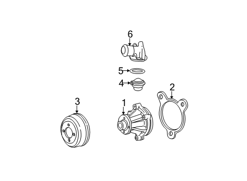 2002 Ford F-150 Water Pump Diagram 2 - Thumbnail