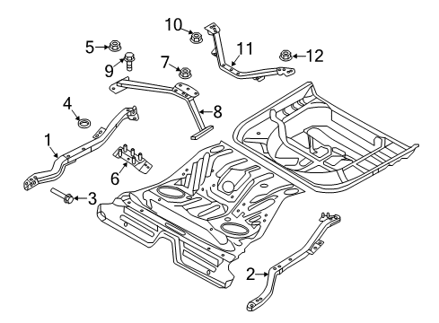 2016 Ford Special Service Police Sedan Supports Diagram