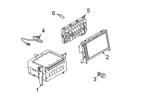 2010 Mercury Milan Aerial Assembly - GPS Diagram for AE5Z-10E893-B