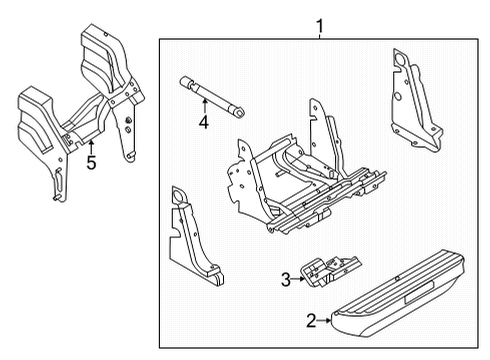 2018 Ford F-150 Exterior Trim - Pick Up Box Diagram