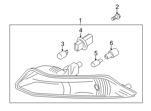 2015 Ford Mustang Bulbs Diagram