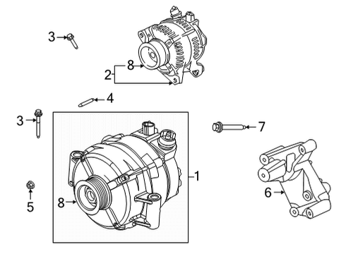 2020 Ford F-350 Super Duty Alternator Diagram