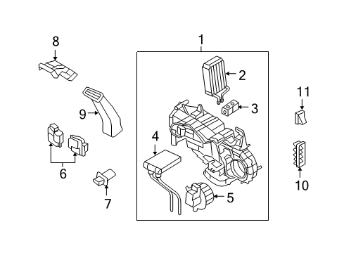 2015 Ford Expedition Auxiliary Heater & A/C Diagram 2 - Thumbnail