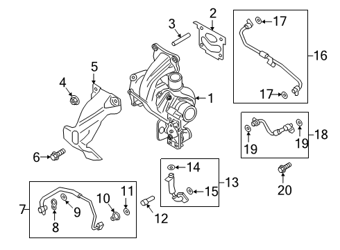 2023 Lincoln Nautilus Turbocharger Diagram