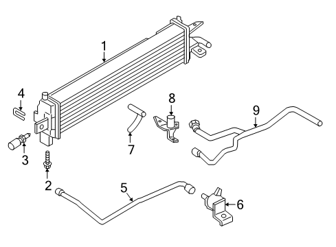 2017 Ford Escape Heater Core & Control Valve Diagram