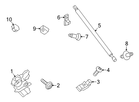 2021 Ford Escape Lift Gate Diagram 2 - Thumbnail