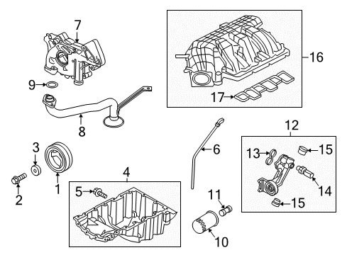 2017 Ford Mustang Filters Diagram 6 - Thumbnail