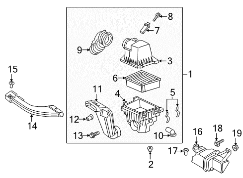 2019 Ford EcoSport Air Intake Diagram