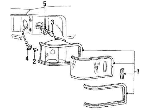 1994 Lincoln Town Car Bulbs Diagram