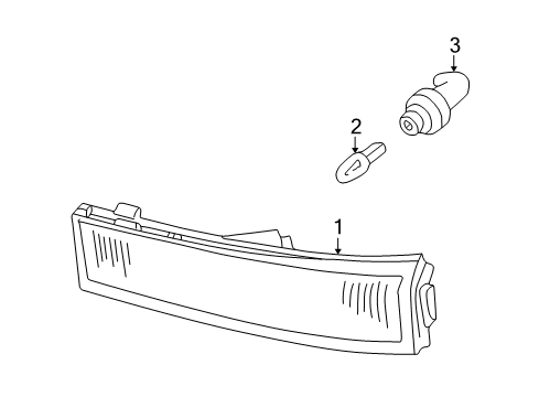 2001 Lincoln LS Bulbs Diagram