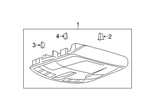 2017 Lincoln MKC Overhead Console Diagram 2 - Thumbnail