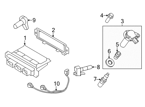 2013 Ford Edge Module - Engine Control - EEC Diagram for DT4Z-12A650-AND