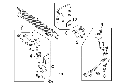 2020 Lincoln MKZ Trans Oil Cooler Diagram