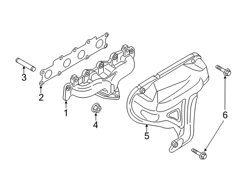 2014 Ford Fusion Exhaust Manifold Diagram