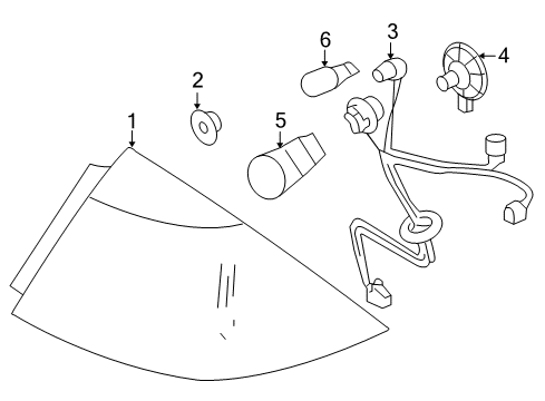 2009 Mercury Sable Bulbs Diagram