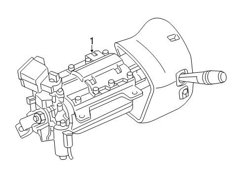 2005 Ford Crown Victoria Steering Column & Wheel, Steering Gear & Linkage Diagram