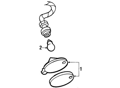 1998 Mercury Sable Bulbs Diagram