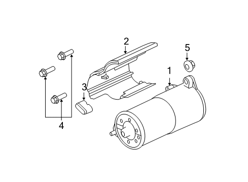 2008 Ford F-350 Super Duty Starter Diagram