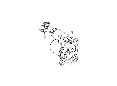 2006 Ford Mustang Starter, Electrical Diagram 2 - Thumbnail