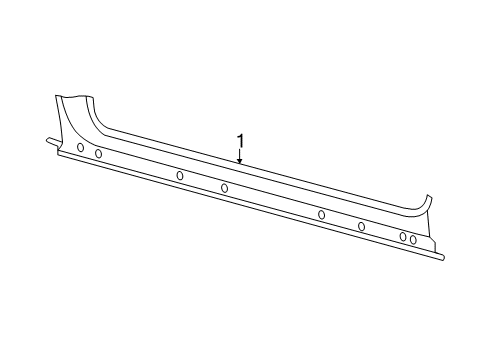 2019 Ford Transit-250 Rocker Panel Diagram