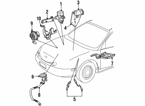 1998 Mercury Sable Powertrain Control Diagram