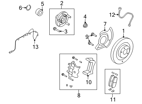 2007 Lincoln MKX Anti-Lock Brakes Diagram