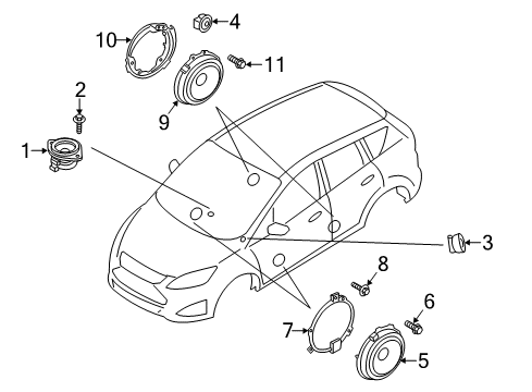 2014 Ford C-Max Sound System Diagram