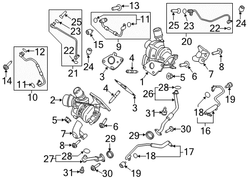 2018 Ford F-150 Turbocharger Diagram