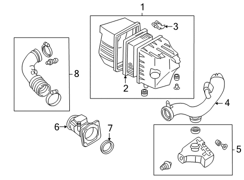 2007 Ford Escape Air Intake Diagram