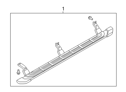 2023 Ford Ranger Running Board Diagram