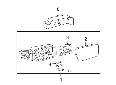 2010 Mercury Milan Outside Mirrors Diagram