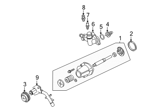 1999 Ford Ranger Water Pump Diagram