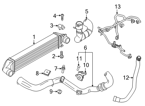 2018 Ford Escape Intercooler Diagram 2 - Thumbnail