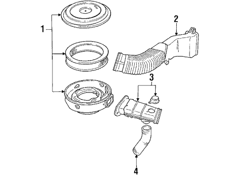 1985 Ford Bronco Air Inlet Diagram