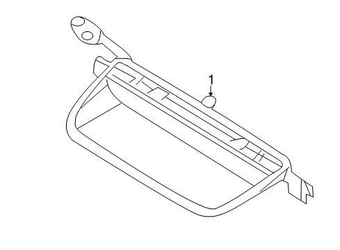 2014 Lincoln MKS High Mount Lamps Diagram