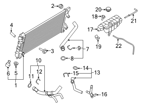 2015 Ford F-150 Cap Diagram for FL3Z-8A500-A