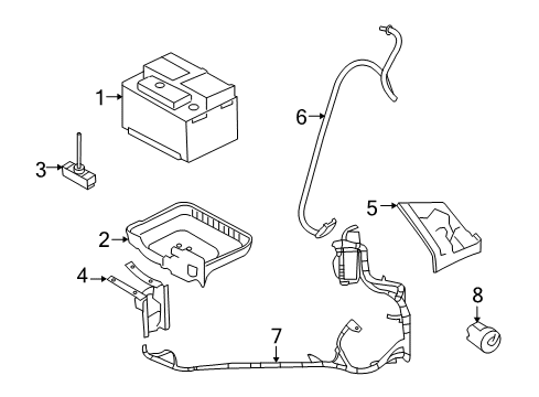 2010 Mercury Mariner Switch - Battery Jump Start Diagram for 8M6Z-10B776-AA