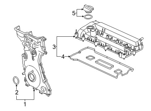 2015 Ford Transit Connect Valve & Timing Covers Diagram 2 - Thumbnail