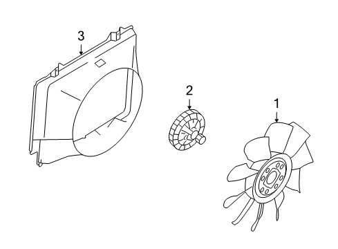 2012 Ford E-150 Cooling System, Radiator, Water Pump, Cooling Fan Diagram