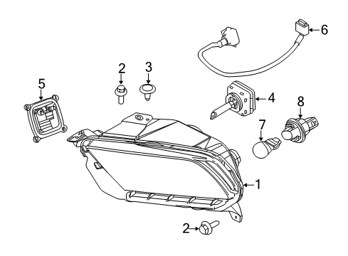 2014 Ford Mustang Bulbs Diagram