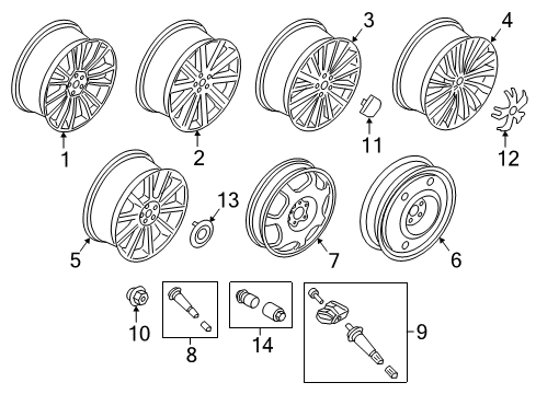 2018 Lincoln Continental Wheels Diagram