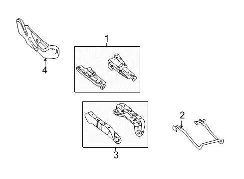 2001 Ford Excursion Tracks & Components Diagram