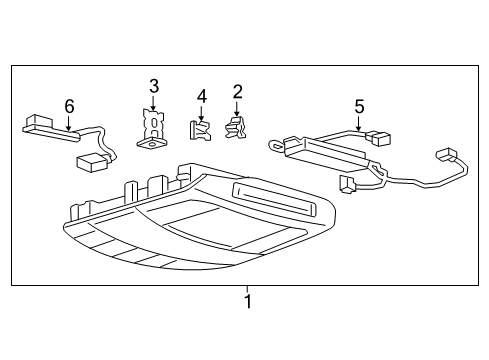 2018 Lincoln Continental Overhead Console Diagram